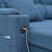 L-Shaped Linen Sleeper Sectional Sofa Bed with Storage Chaise, Solid Wood Frame, USB Charging-1672139321
