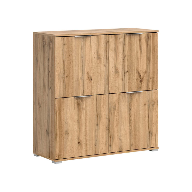 Tashanae Display Cabinet, Oak Wotan