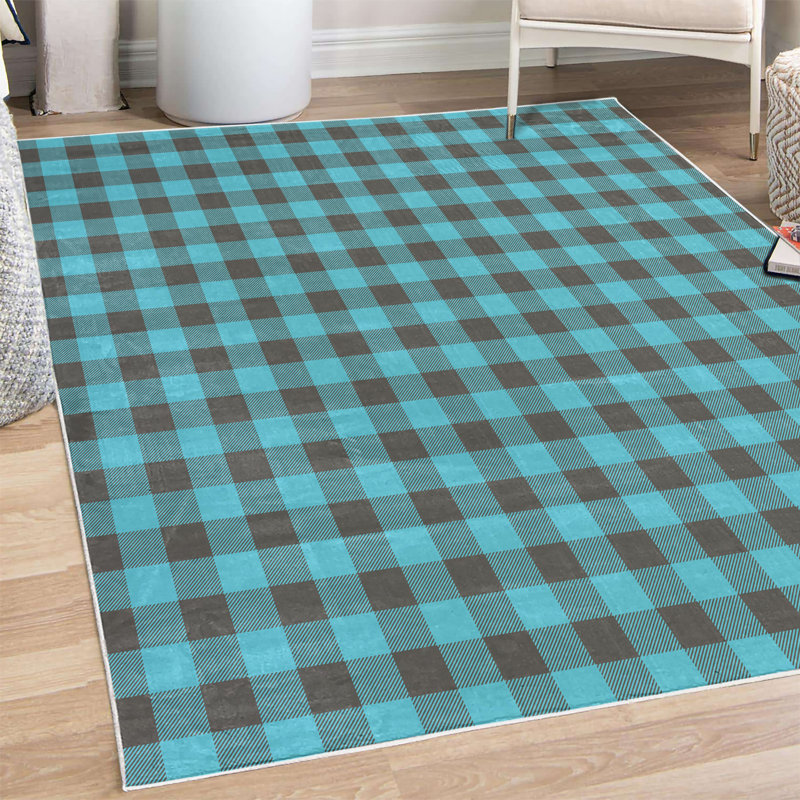 Tapis décoratif Shabrie, Rectangle 4 pi x 5 pi 5 po