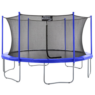 15' Round Backyard Trampoline with Safety Enclosure