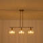 3 - Light Brushed Brass Pendant