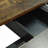Retro Rectangular Extendable Dining Table with Storage Box (55.11" to 70.86")-1995307764