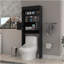 Armoire au-dessus de la toilette Valencia, deux tablettes, porte double