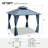 12' X 12' Hardtop Gazebo With Galvanized Steel Double Roof, Sturdy Aluminum Frame, Curtains, And Netting For Patio, Lawn, And Garden