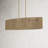 Jonah 5 - Light Oval Chandelier In Warm Brass And Rope