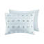 Édredon bleu pour lit double / grand avec 2 taies décoratives, conception d'odeurs et taies décoratives-128745062-128745059