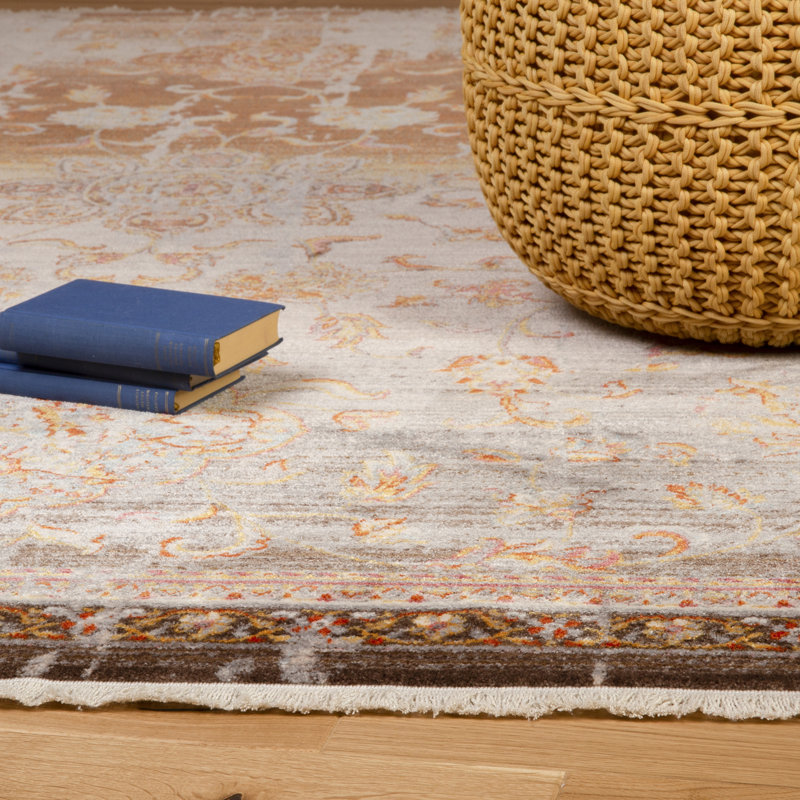 Laos Oriental Cross Woven Area Rug, Rectangle 80 x 150cm, Terra