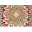 Tapis oriental gris à motif géométrique Kazak