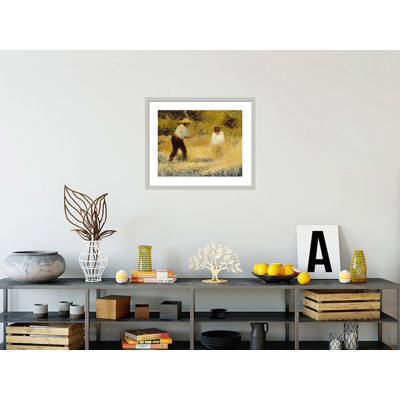 «The Stone Heap» par Georges Seurat, impression giclée sur cadre