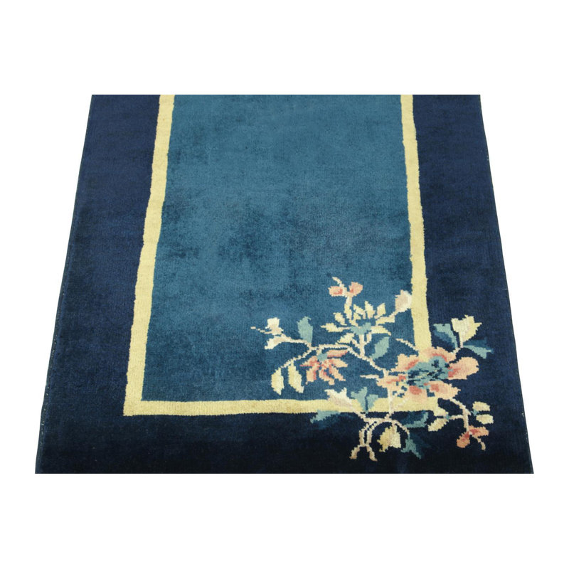 One-of-a-Kind 2’1”x 4’ Hand Knotted Area Rug