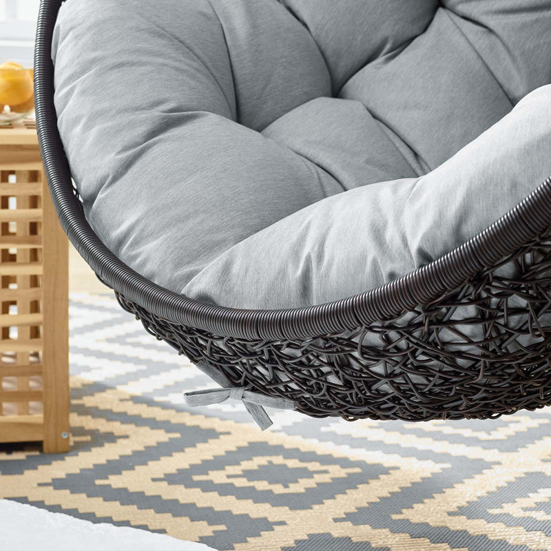 Chaise suspendue d'extérieur Encase de Modway, gris