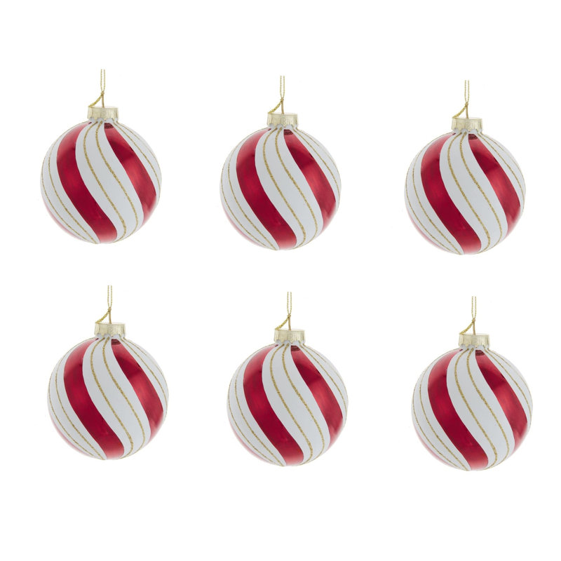 Ensemble de 6 boules en verre