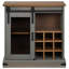 Sideboard HALDEN With Sliding Door 80X40x80 Cm Solid Wood-107738360