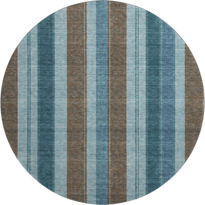 Premium Machine Washable Mayfield AMF1954 Stripes Rug