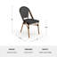Martha Stewart Lily Pond All-Weather Stackable Patio Bistro Dining Chair-109713846