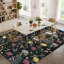 Tapis moderne à motif de fleurs Tapis décoratif antidérapant-287708009-287707799