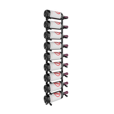 Meith 9-Bottle Wall Mounted Wine Bottle Rack