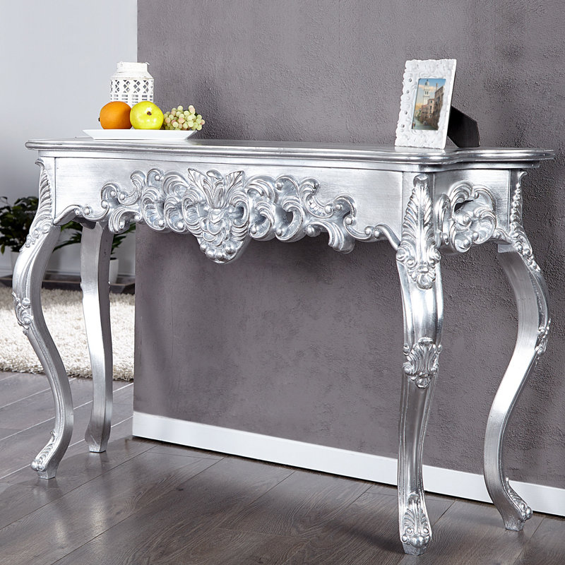 Cordeiro 110cm Console Table, Silver