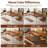 Extendable Dining Table with Metal Legs-232057026