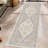 Medallion Non Slip Washable Rug(Beige)-535159235