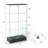 Hollandale 65.8"H Glass Display Cabinet, Bookcase With 13-Color LED & 2 Drawers-660106732