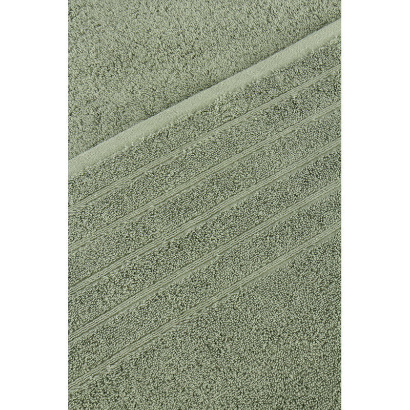 Ensemble de serviettes 100% coton turc Shantae - pièce, moelleux, léger et très absorbant - ensemble de 4, Vert