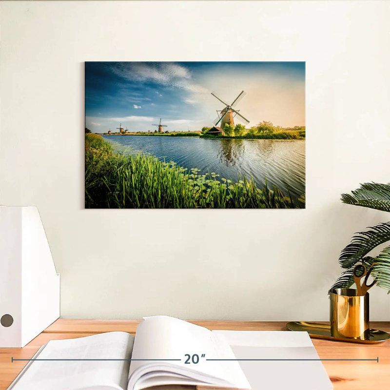 Alvord Rotterdam Windmills, 8" H x 12" W