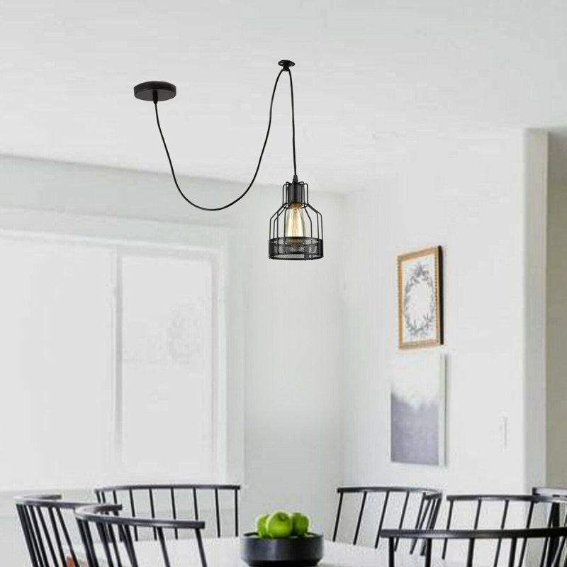 Prestwyck 1 - Light Black Cluster Pendant