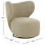 Fauteuil à oreilles pivotant de 29,5 po Samos