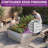 Galvanized Raised Garden Bed With Gloves-2022981674-2022981673