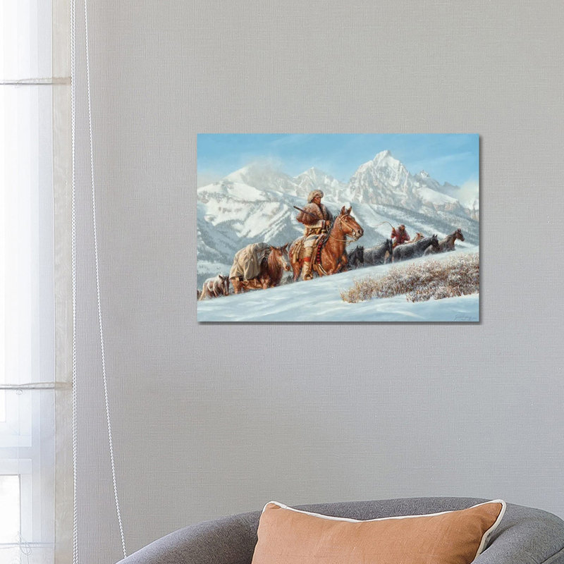 The Mountain Men by Joe Velazquez - Wrapped Canvas Print, 66.04 cm H x 45.72 cm W x 1.91 cm D