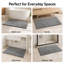 Tapis de porte absorbant en chenille, 51 x 76 cm, tapis de bain doux en microfibre pour entrée, cuisine, salle de bain et animaux de compagnie, lavable à la machine, antidérapant, idéal pour les pattes boueuses.