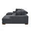 Grand canapé modulaire à double assise en velours côtelé Large Seating