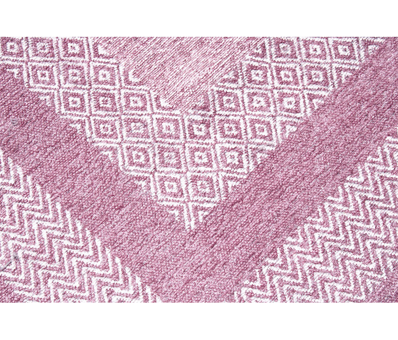 Tapis rectangulaire en coton Vernada, Rectangle 8 pi 11 po x 12 pi 2 po