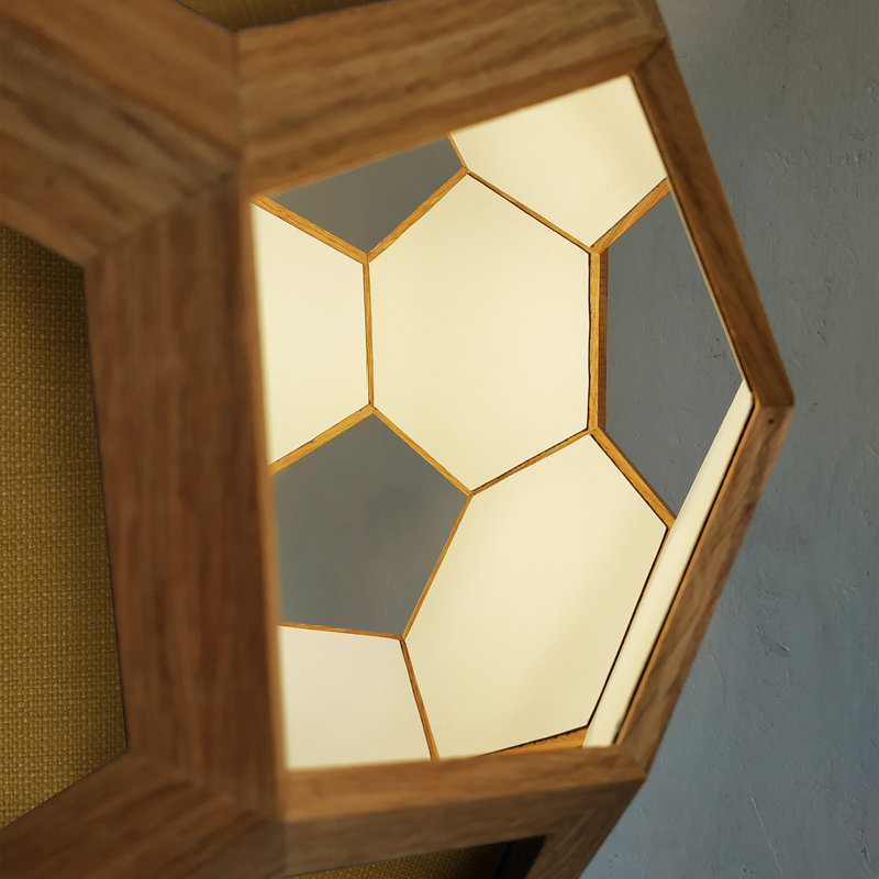 Chevalier 1 - Light Oil Pendant, Light Oak/Yellow