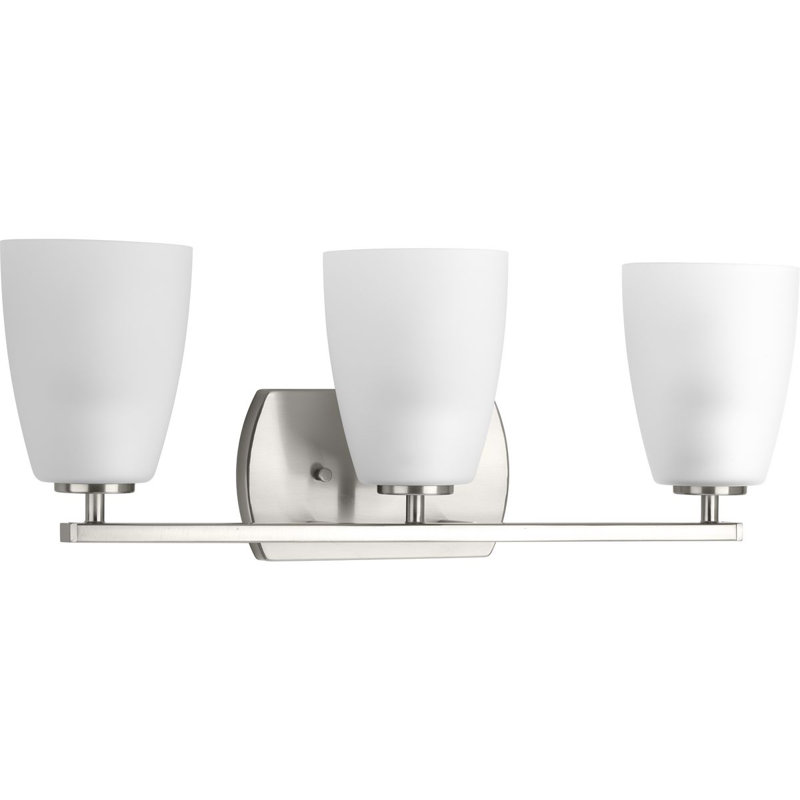 Devi 3 - Light Dimmable Vanity Light, Brushed Nickel