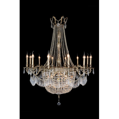 24 - Light Dimmable Empire Chandelier