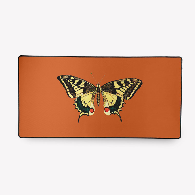 Grand coussin de bureau Robbie, Orange parfait
