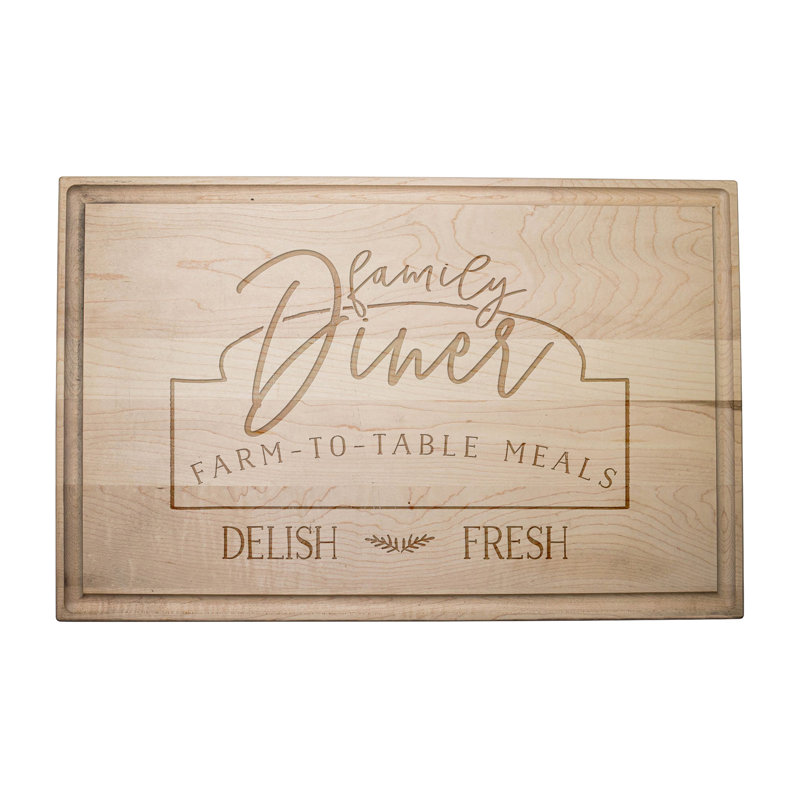 Family Diner Cutting Board