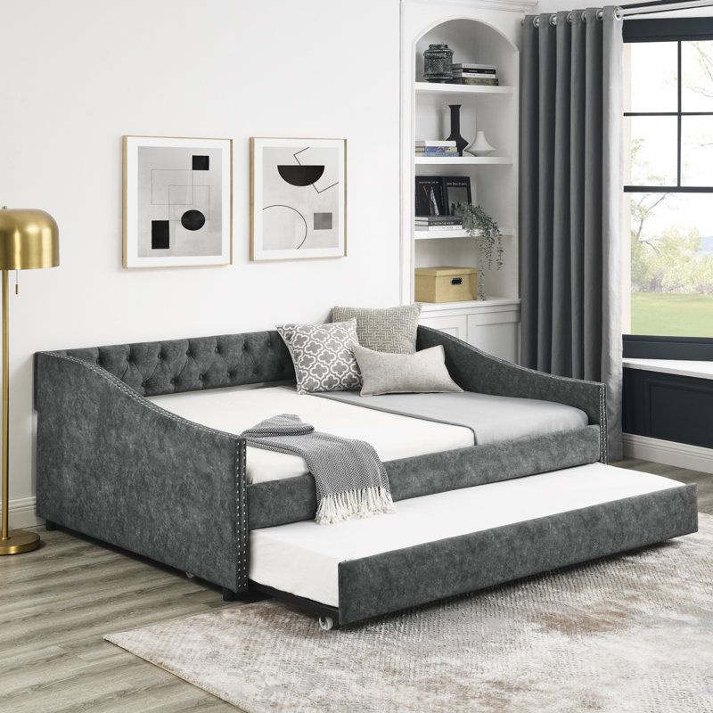 Cherel Daybed, Twin, Dark Gray