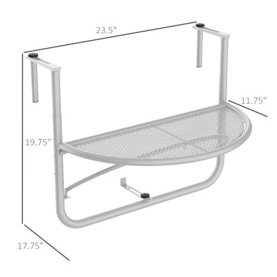 Table de balcon pliante Erkka