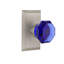 Studio Plate with Waldorf Cobalt Door Knob-1121769725
