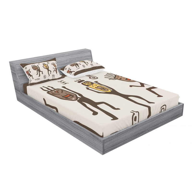 Microfiber Sheet Set, Queen Sheet Set with Fitted Sheet