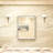 LED Metal Framed Anti-Fog Function 3 Color Adjustment Bathroom Mirror-1827015230