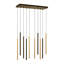 Anibar 10 - Light Black LED Kitchen Island Pendant
