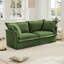 Canapé moderne à 2 places avec housse pour canapé de salon, canapé 2 places, canapé à assise profonde en chenille simple avec coussin rembourré et housse amovible, canapé confortable pour petit espace, appartement, vert-129680123