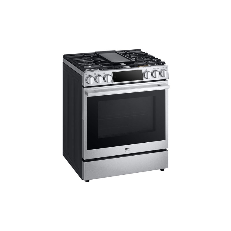 LG STUDIO Smart Wi-Fi Dual Fuel Slide-in Range with ProBake Convection® and EasyClean®, 6.3 cu. ft.