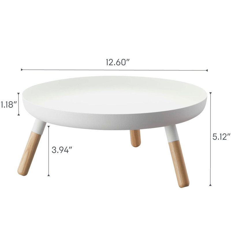 Table-plateau simple, Blanc