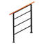 1-3 Step Wood Metal Handrail
