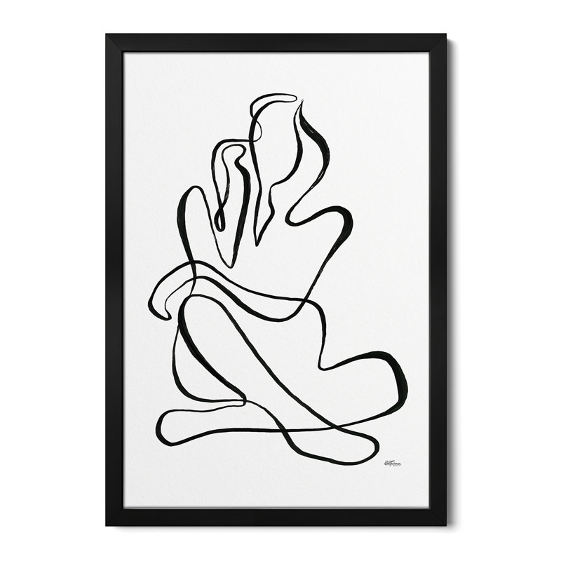 Continuous Line - Wall Art Print - Gallery Poster, 32" H x 24" W